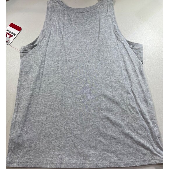 Reebok Girls Size 18 XXL Grey Heather Tank Top Cotton Rayon Blend Lightweight - Picture 2 of 10